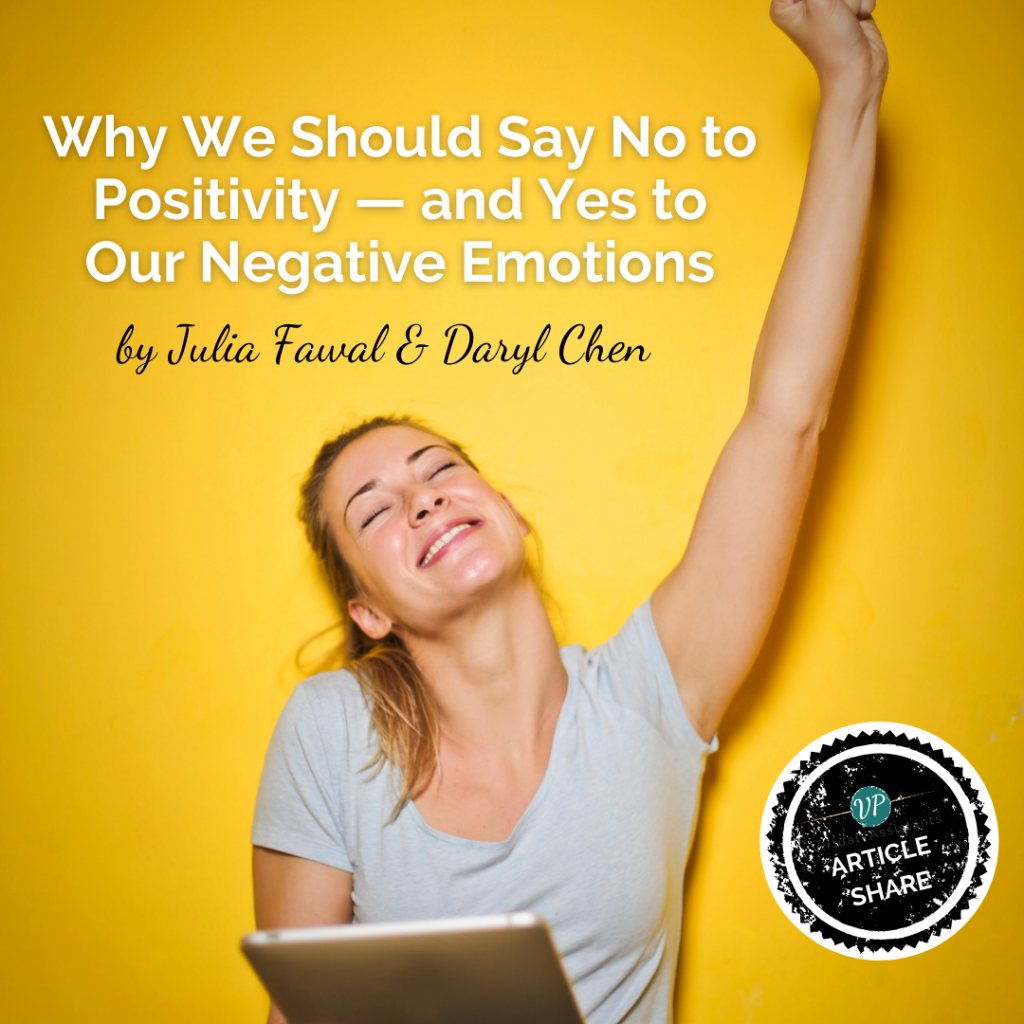 say no to positivity