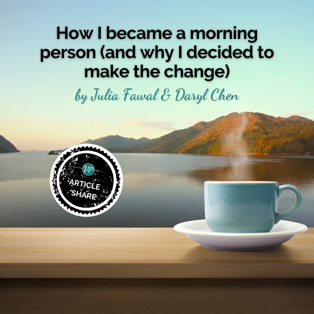 become morning person